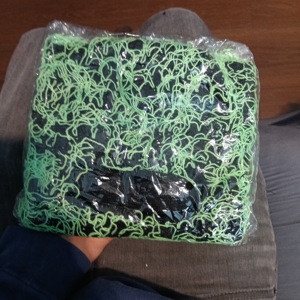 Green and Black Glow In The Dark Balaclava Ski Mask